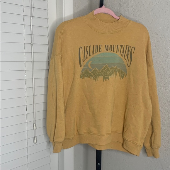 American Eagle Outfitters cascade mountains Crewneck cotton blend Sweatshirt m - Picture 4 of 7